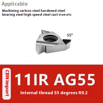 1160-Korea Imported Diamond Threaded Diamond Inserts 16ER/IR A55 AG60PCD Gemstone External Threaded Cutter Grain Shandong Denso Pricision Tools Co.,Ltd.